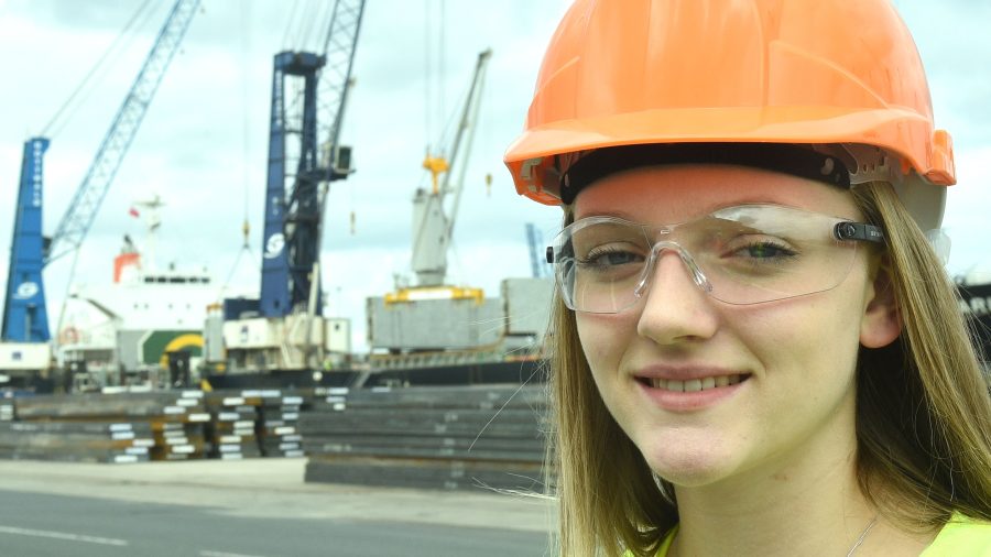 Logistics Academy student Emily starts career with PD Ports