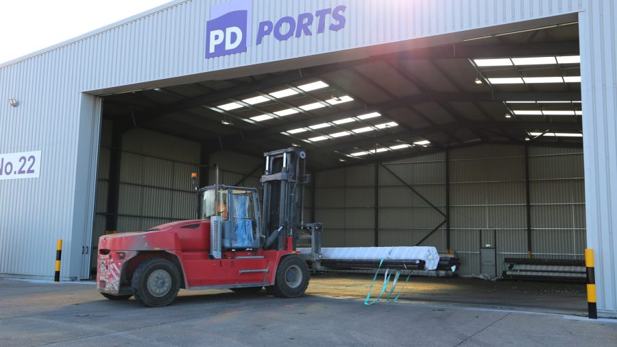 PD PORTS UNVEILS NEW £0.5 MILLION POUND QUAYSIDE WAREHOUSE AT GROVEPORT