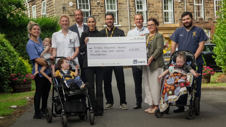 £15,000 donation from port community keeps Zoe’s Place open for full working week