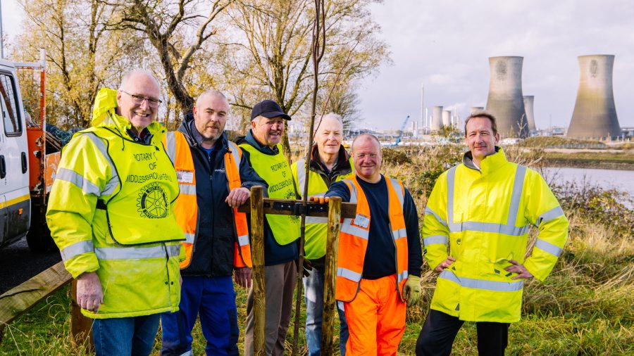 PD Ports supports Rotary’s Tees Trees scheme with donation